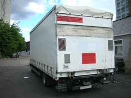 Тент-фургон MAN с гидробортом
